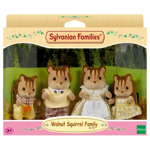 Muñecos Familia Ardilla de la Nuez. SYLVANIAN FAMILIES.