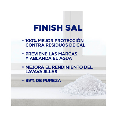 FINISH Sal protección lavavajillas FINISH 4 kg.