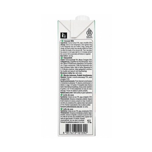 AROY-D Leche de coco - 1L.