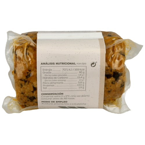 AHIMSA Hamburguesa bio de tofu y algas ecológica AHIMSA 750 g.
