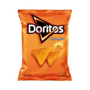 Imagen de DORITOS Nachos de maíz con sabor a queso DORITOS Tex Mex bolsa de 140 g.