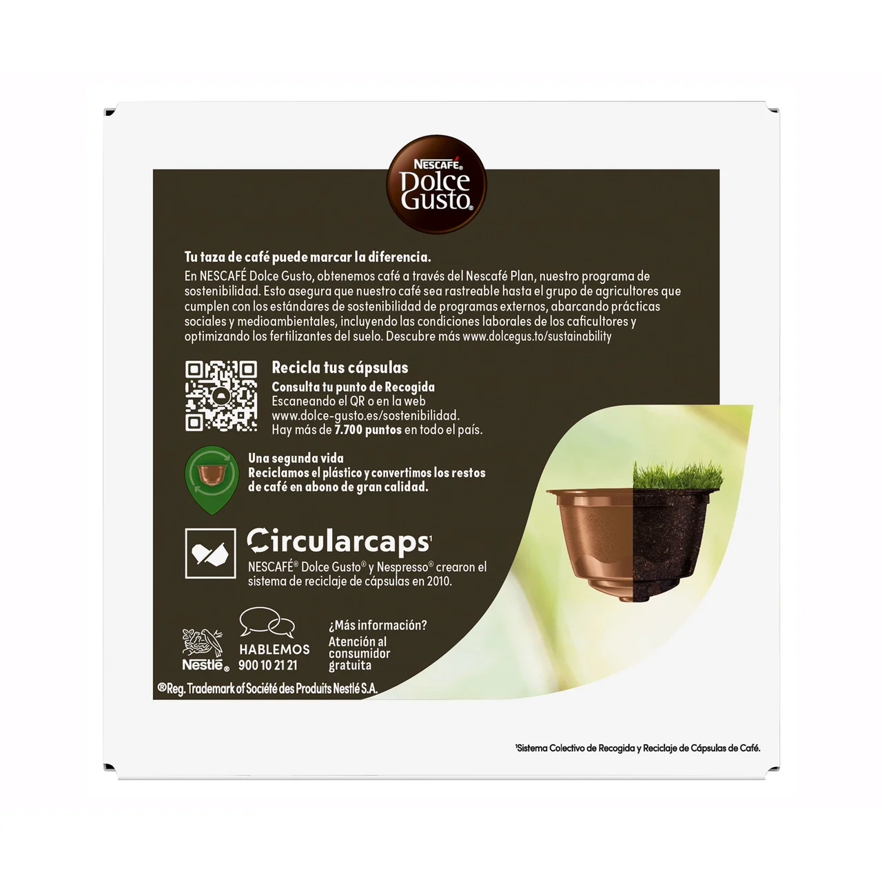 DOLCE GUSTO Café en cápsulas espreso intenso I7, 16 uds.