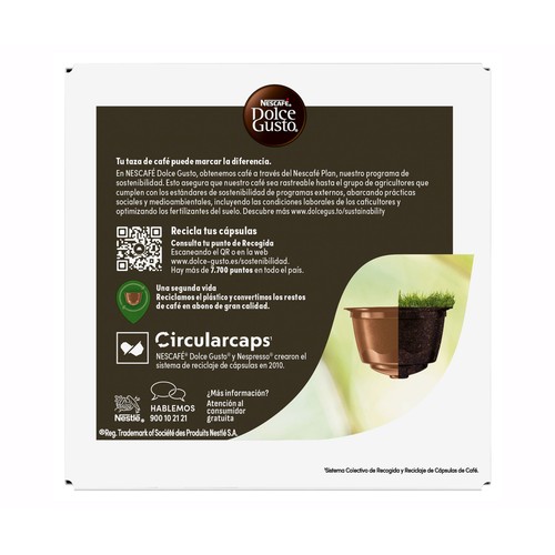DOLCE GUSTO Café en cápsulas espreso intenso I7, 16 uds.