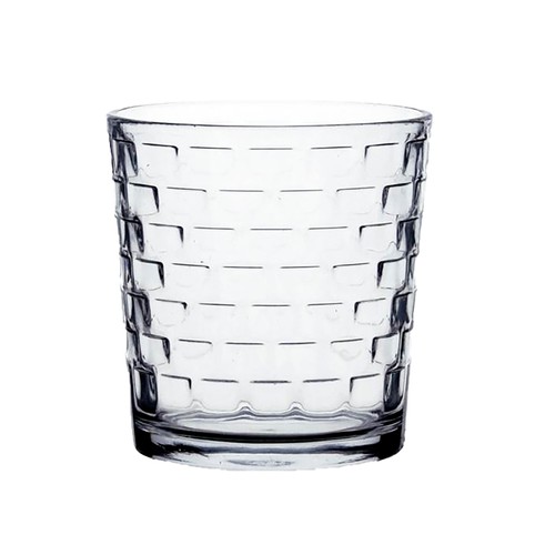 Set de 6 vasos 26cl, transparente, Square QUID.