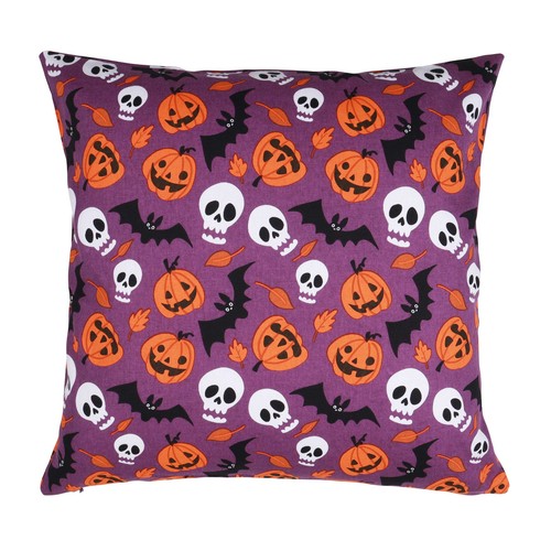 Funda de cojín 45x45cm, temática Halloween. ACTUEL