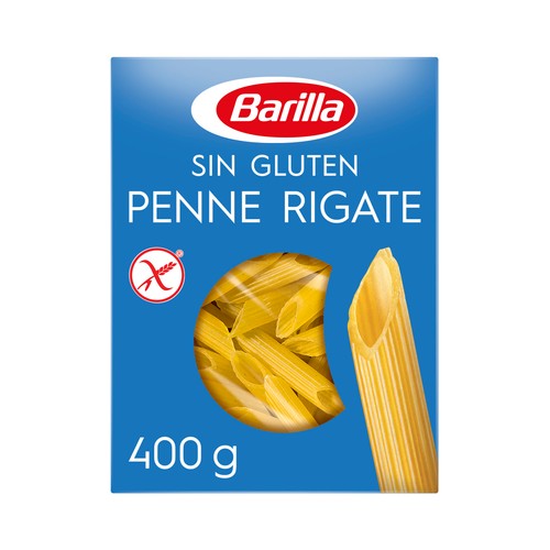 Pasta Penne Rigate (Macarrones) sin gluten BARILLA 400 g.