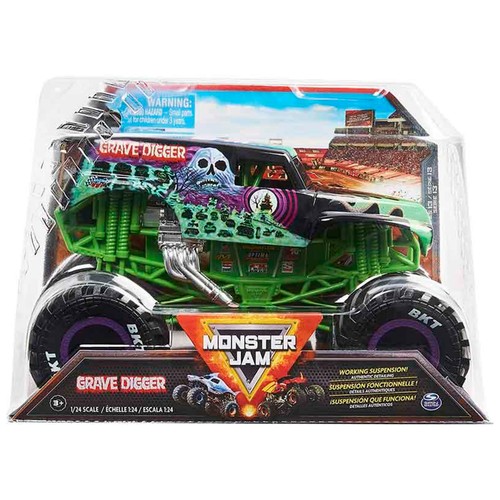 Coches metal Monster Jam a escala 1:24, modelos surtidos +3 AÑOS, MOSTER JAM