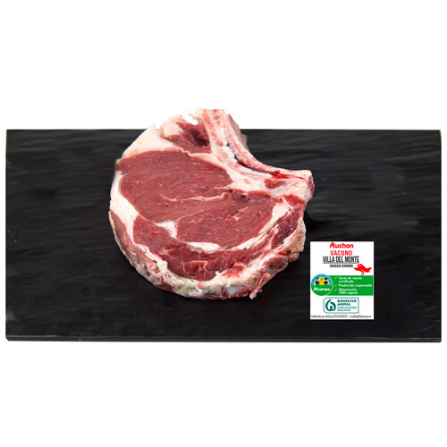 Chuletón de lomo de vacuno Villa del monte ALCAMPO PRODUCCIÓN CONTROLADA 600 Gramos Aproximados