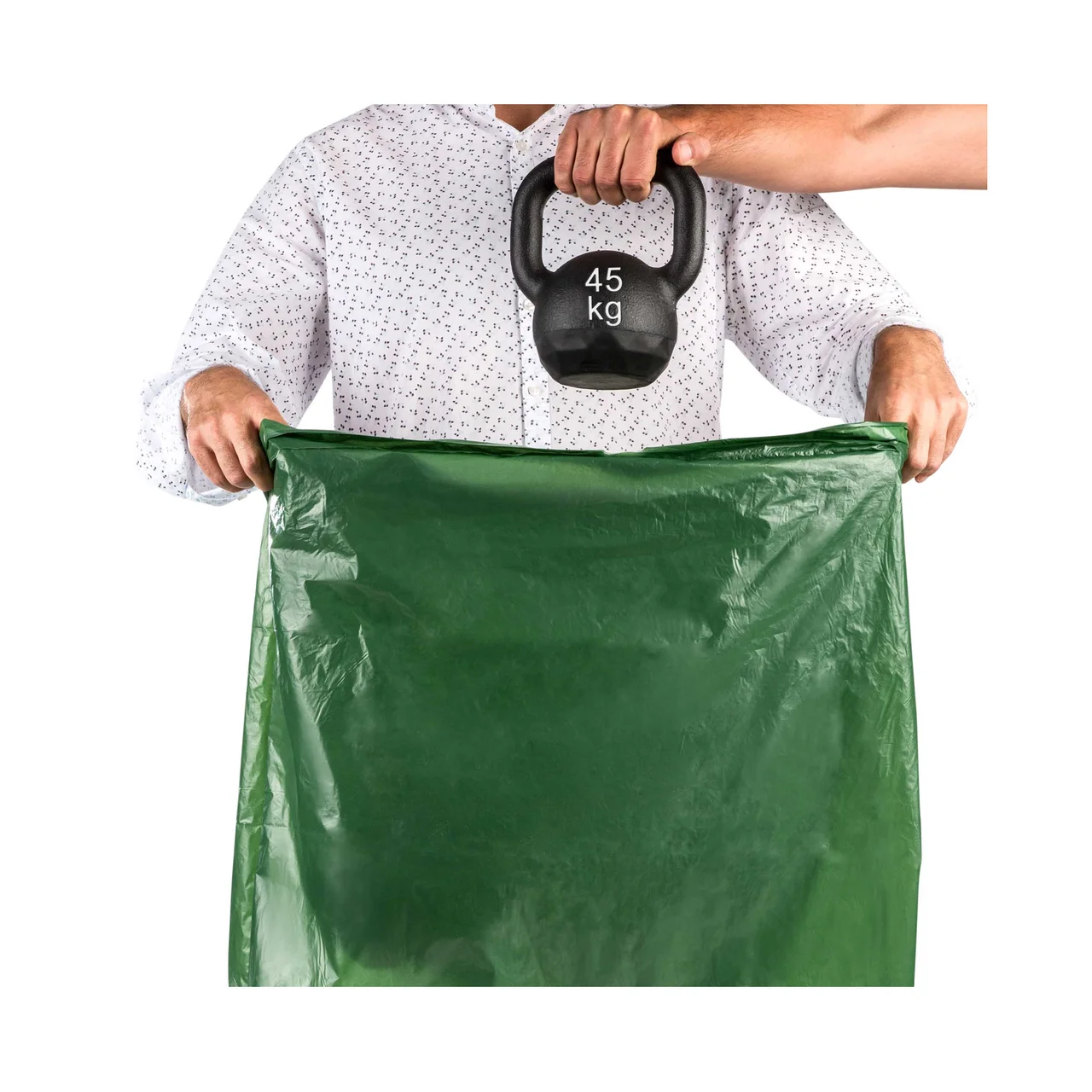Bolsas basura 100 % reciclada 50 l. 15 uds.