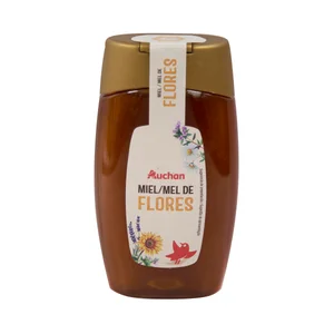PRODUCTO ALCAMPO Miel de flores con dosificador anti goteo 500 g.
