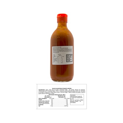 VALENTINA Salsa negra picante VALENTINA 370 ml