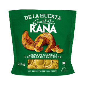 Imagen de RANA Ravioli de pasta fresca al huevo, rellenos de crema de calabaza y cebolla caramelizada 250 g.