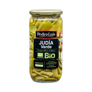 PEDRO LUIS Judía verde procedente de agricultura ecológica bote 360 g.