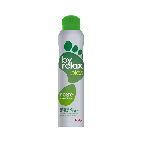 BYLY Desodorante antitranspirante para pies con protección frente al mal olor hasta 24 horas 200 ml.