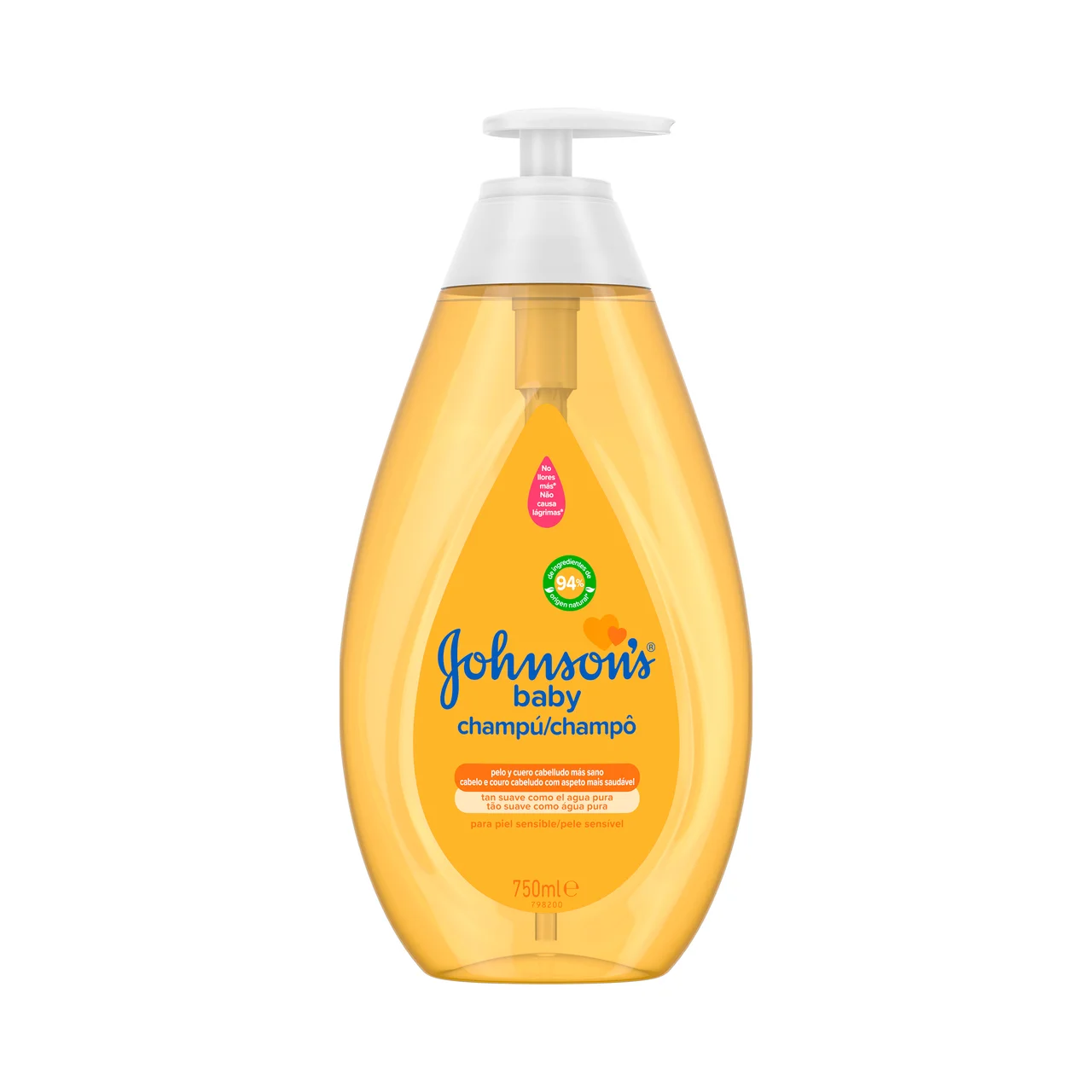 JOHNSON´S Baby Champú infantil hipoalergénico con formula No llores más 750 ml.