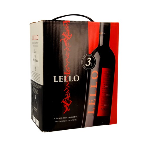 LELLO  Vino tinto de Portugal LELLO bag in box de 3 l.