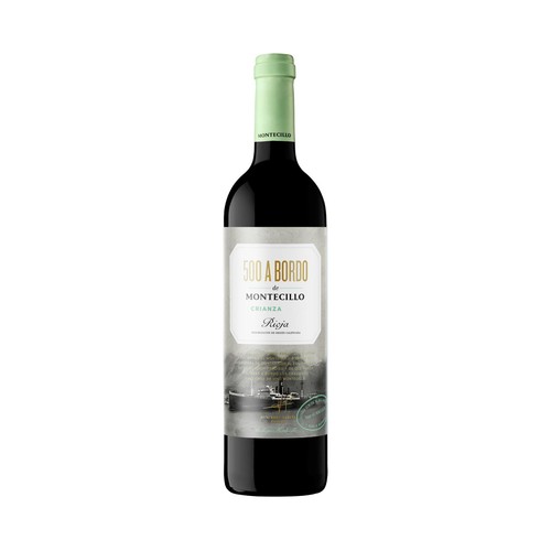 MONTECILLO 500 a bordo Vino tinto crianza con D.O. Ca. Rioja botella 75 cl.