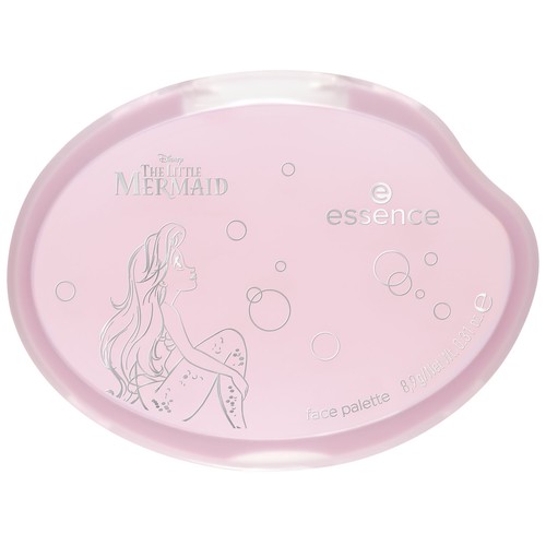 ESSENCE The little mermaid Paleta con maquillaje de diferentes colores.