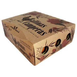 GRANJAS VILLARREAL Huevos de gallinas camperas clase M-L y cat. A 12 uds.