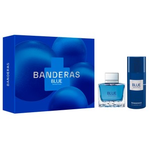 Imagen de ANTONIO BANDERAS Blue Seduction Estuche de colonia y desodorante en spray para hombre.