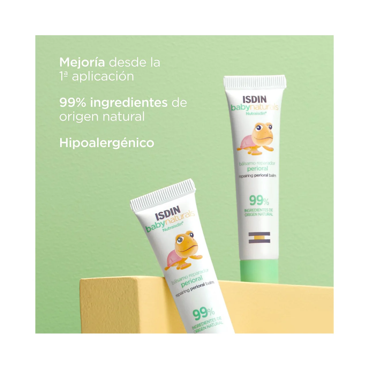Baby naturals Bálsamo reparador y protector perioral para bebés 15 ml.