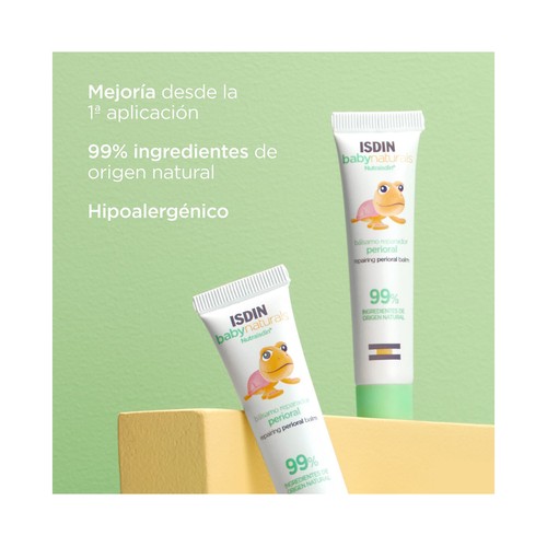 ISDIN Baby naturals Bálsamo reparador y protector perioral para bebés 15 ml.