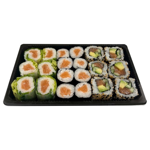 SUSHI GOURMET California, Maki y Cristal variados SUSHI GOURMET 18 uds.