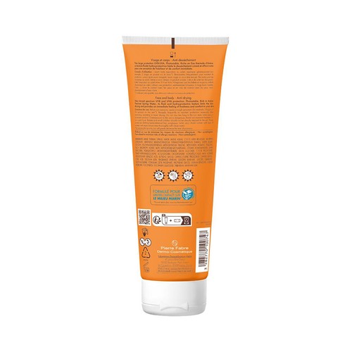 THERMALE AVÉNE Leche solar protectora con FPS 50+, para pieles sensibles 250 ml.