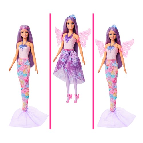 BARBIE Muñeca con looks diferentes