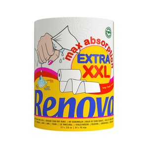 Extra xxl Papel de cocina jumbo, extra absorvente 21.5 x 22.8 cm.