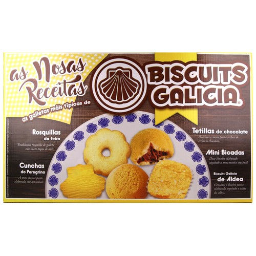 BISCUITS GALICIA Galletas y bizcochos surtidos nuestra receta 485 g.
