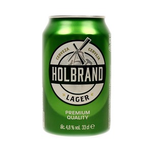 HOLBRAND Cerveza clásica lata 33 cl.