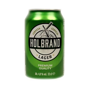 HOLBRAND Cerveza clásica lata 33 cl.