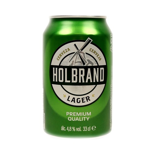 Cerveza clásica HOLBRAND lata 33 cl.