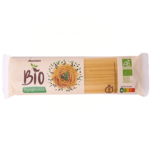 PRODUCTO ALCAMPO Bio Spaghetti de calidad superior procedente de agricultura ecológica 500 g.