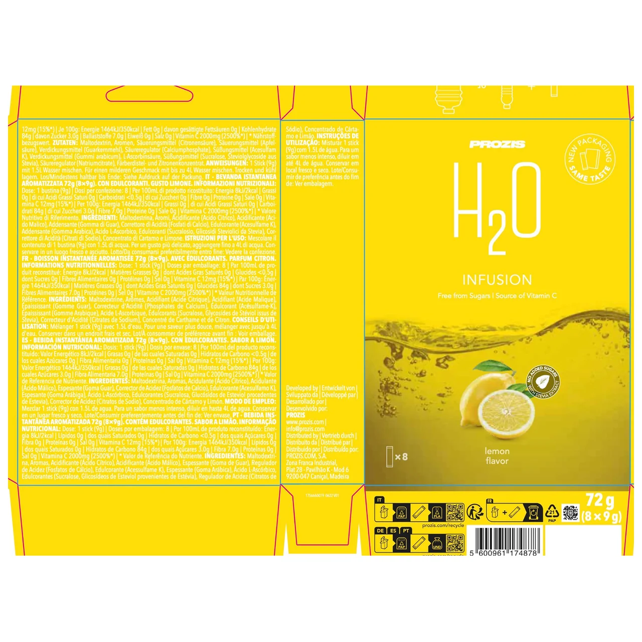Infusión instantánea isotónica 8 uds. 72 gr.
