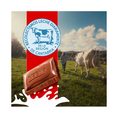 NESTLÉ Extrafino Chocolate con leche 3 uds. de 125 g.