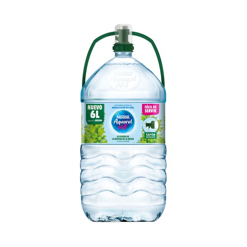 AQUAREL Agua mineral garrafa de 6L.