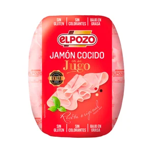 EL POZO Receta original Jamón extra cocido en su jugo cruce Duroc