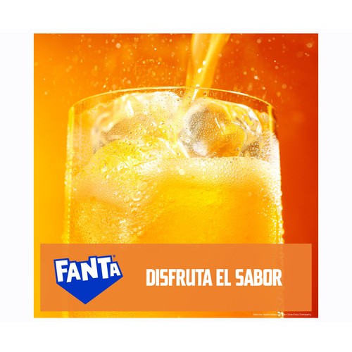 FANTA ZERO Refresco de naranja sin azúcares añadidos pack de 6 latas x 330 ml.