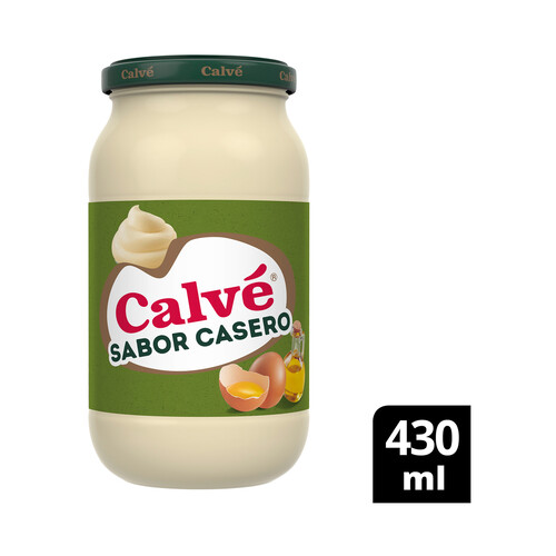 CALVÉ Mayonesa casera sin consevantes ni colorantes 430 ml.