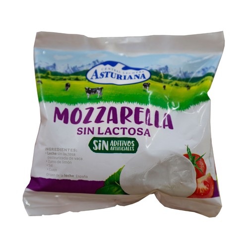 LA ASTURIANA Mozzarella sin lactosa 150g
