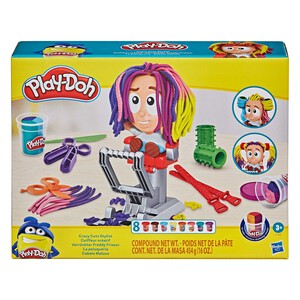 Juego de plastilina Peluquería con 8 botes de colores PLAY-DOH.