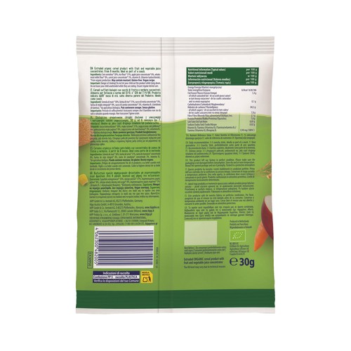 HIPP Biológico Snacks crujientes con manzana y zanahoria, a partir de 8 meses 30 g.