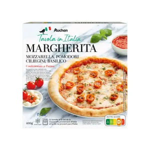 PRODUCTO ALCMPO Tavola Italia Pizza de mozzarella, tomates cherry y albahaca 400 g.