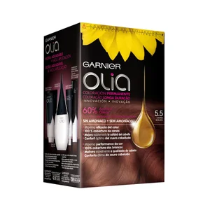 GARNIER Tinte de pelo color caoba, tono 5.5 GARNIER Olia.