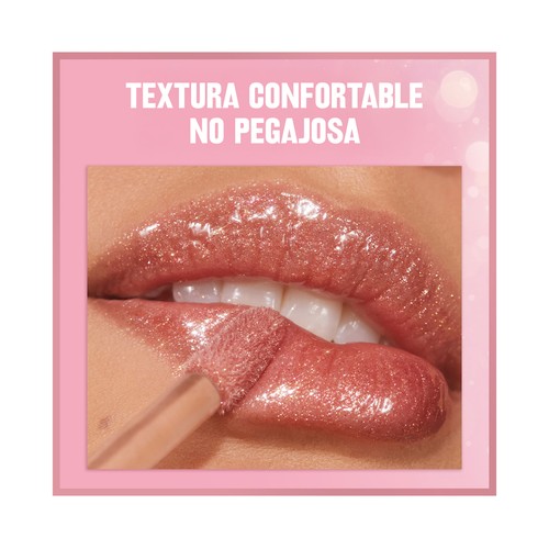 REVLON Super lustrous glimmer tono glossrose Brillo de labios con efecto multidimensional.