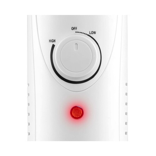 Radiador de aceite mini ORBEGOZO RO1020, potencia max: 1000W,