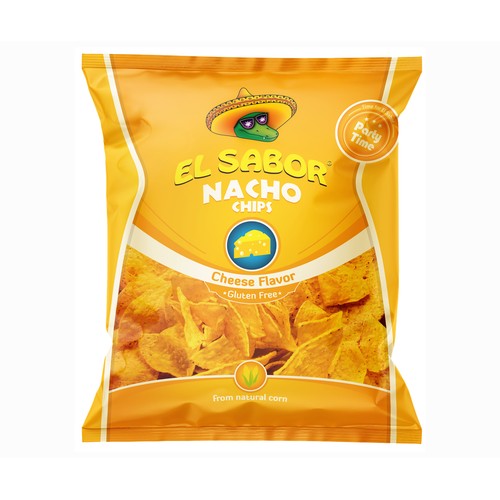 EL SABOR Nacho chips con queso 225 gr.