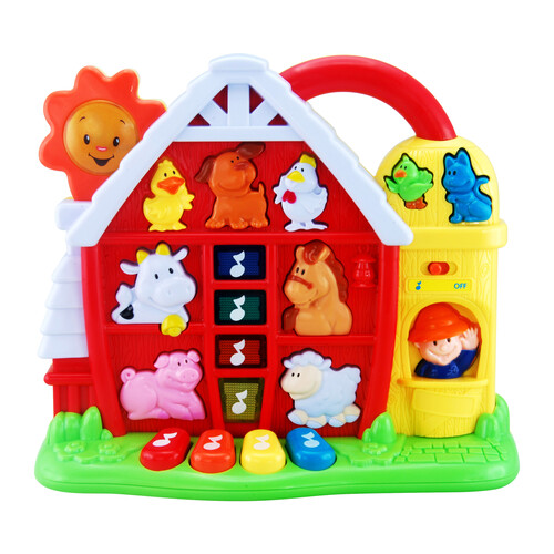 Tablero multiactividad con luces y sonidos Granja Musical ONE TWO FUN ALCAMPO Baby.